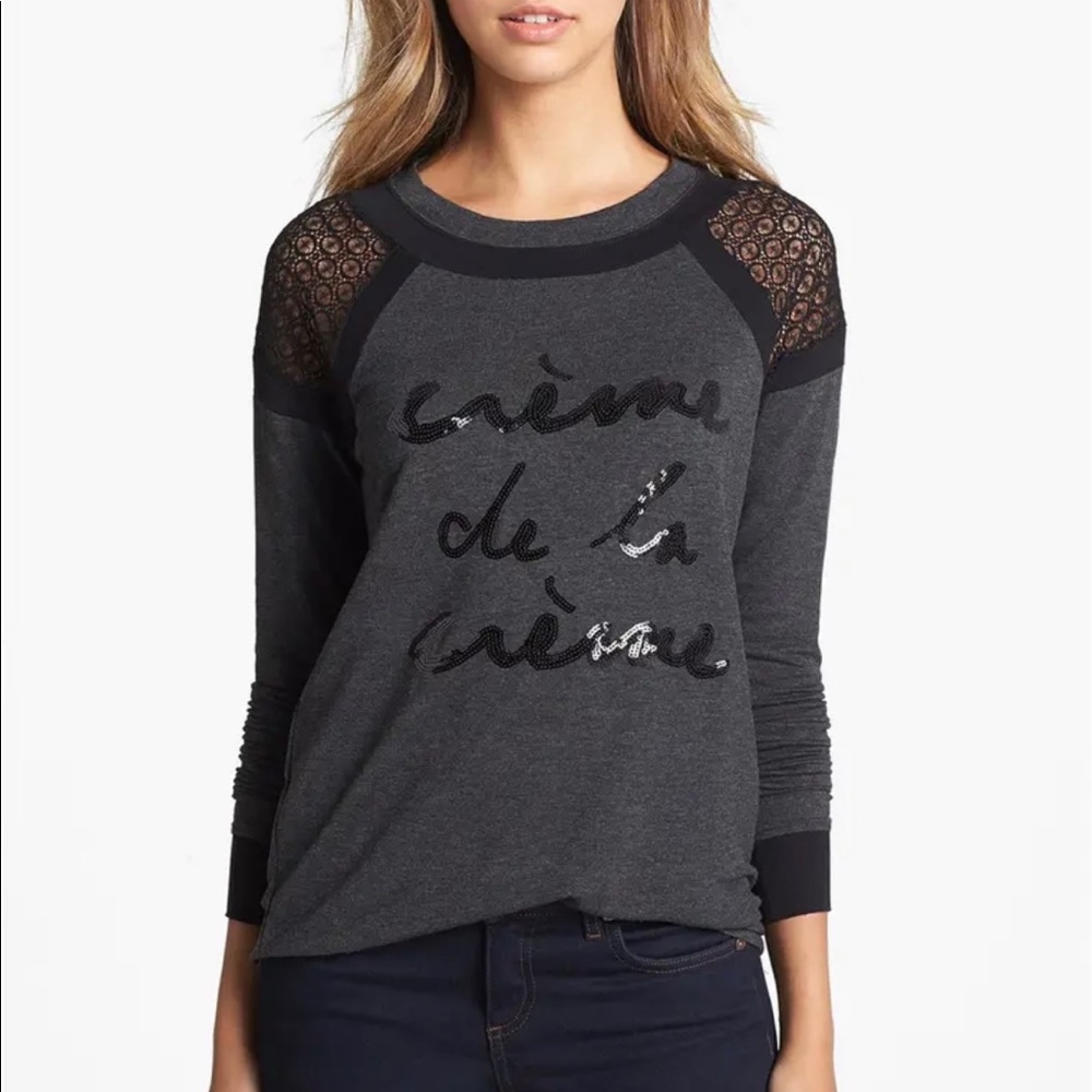 Kensie French Terry top - size M